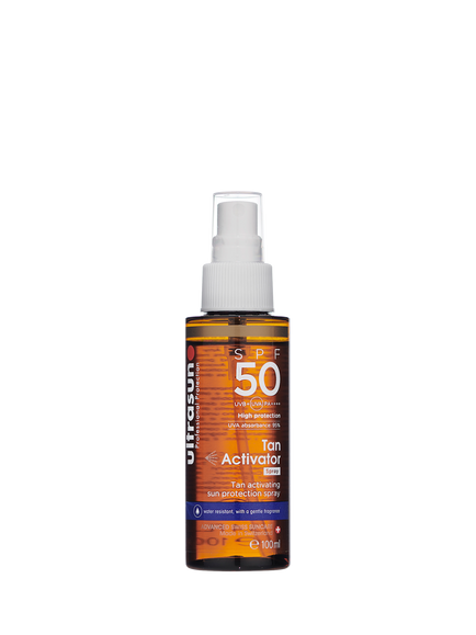 Ultrasun Body Tan Activator Spray SPF 50, 100ml, 