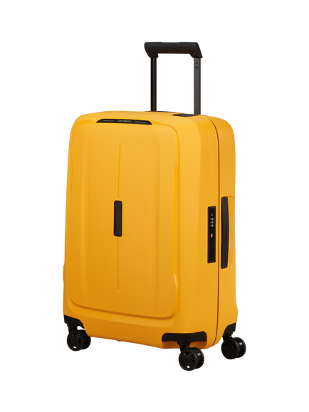 Samsonite Essens 4-Wheel 55cm Recycled Cabin Case, Yellow