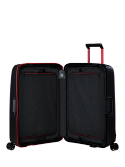 Samsonite Essens 69cm 4-Wheel Medium Suitcase, 88L - view 2, Black/Red