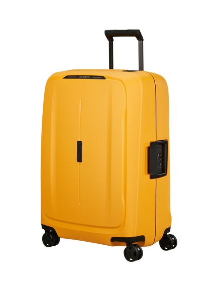 Samsonite Essens 69cm 4-Wheel Medium Suitcase, 88L, Yellow