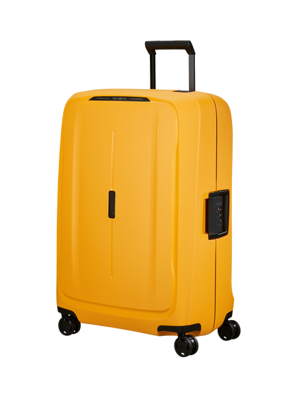 Samsonite Essens 4-Wheel 75cm Large Recycled Suitcase, Yellow
