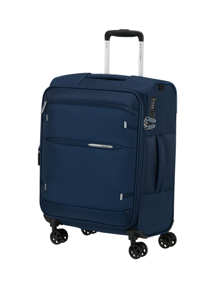 Samsonite Go Twist Soft Double Wheel Cabin Case, 48L, Navy Blue
