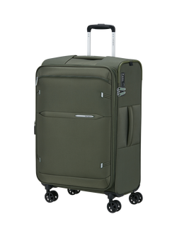 Samsonite GoTwist Soft Double Wheel Medium Suitcase, 79L, Green
