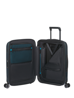 Samsonite Nexis 55cm Double Wheel Cabin Case, 47L - view 2, Petrol Blue