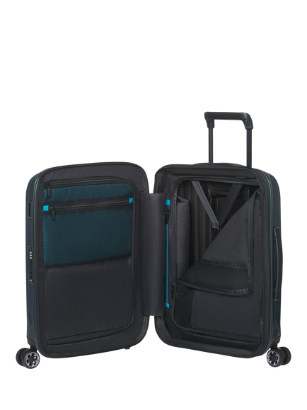 Samsonite Nexis 55cm Double Wheel Cabin Case, 47L - view 2, Petrol Blue