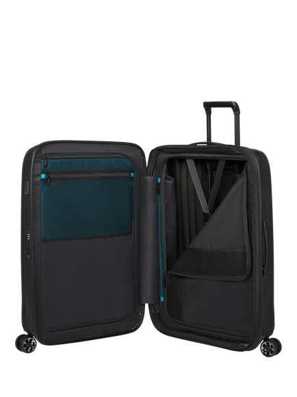 Samsonite Nexis 70cm Expandable Double Wheel Medium Suitcase, 91L - view 2, Black