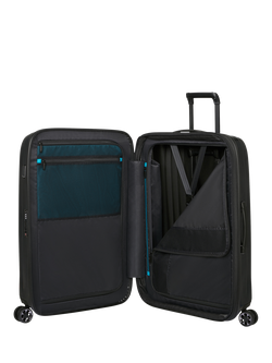 Nexis 82cm Expandable Double Wheel Spinner Suitcase, 134/147L - view 2, Black