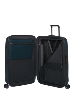 Nexis 82cm Expandable 8-Wheel Spinner Suitcase, 134/147L - view 2, Petrol Blue