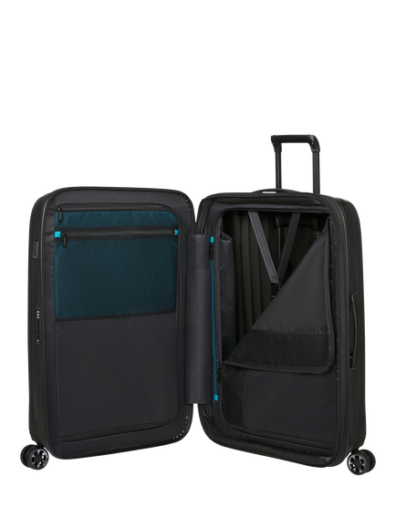 Samsonite Nexis 76cm Double Wheel Large Expandable Suitcase, 116L - view 2, Black