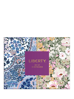 Liberty London Floral Greeting Note Cards, Pack of 8, Multi, Multi