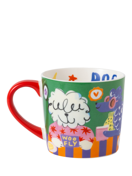 Eleanor Bowmer Dog Club Fine Bone China Mug, 300ml - view 2, Multi
