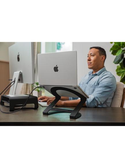 Twelve South Curve Flex Adjustable MacBook & Laptop Stand, Black - view 2, Black