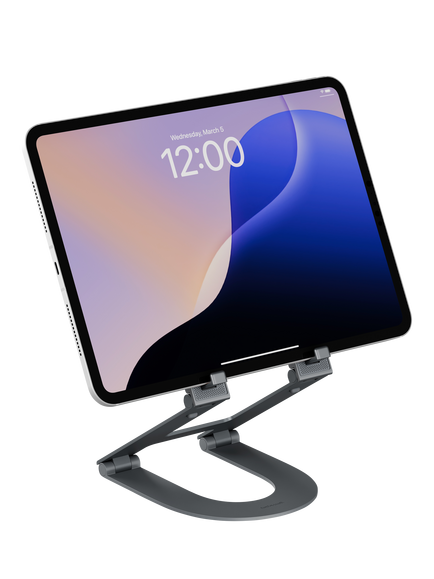 Twelve South Curve Mini Adjustable Tablet Stand, Slate, Slate