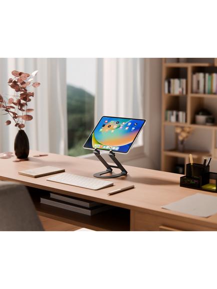 Twelve South Curve Mini Adjustable Tablet Stand, Slate - view 2, Slate
