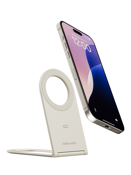 Twelve South Curve Nano Adjustable MagSafe & Qi2 Compatible Smartphone Stand, Dune, Dune