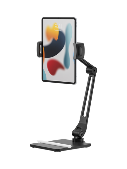 Twelve South HoverBar Duo (2nd Generation) Adjustable iPad & iPhone Stand, Black, Black