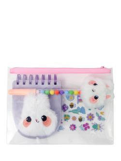 Angels by Accessorize Kids' Bunny Stationary Set, White, White