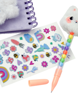 Angels by Accessorize Kids' Bunny Stationary Set, White - view 2, White