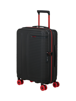 Samsonite Prodiver 55cm Expandable 8-Wheel Spinner Cabin Suitcase, 46L, Black