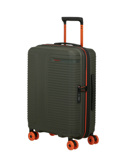 Samsonite Prodiver 55cm Expandable 8-Wheel Spinner Cabin Suitcase, 46L, Green