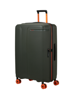 Samsonite Prodiver 77cm Expandable 8-Wheel Large Spinner Suitcase, 115L, Green