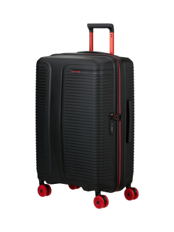 Samsonite Prodiver 69cm Expandable 8-Wheel Medium Spinner Suitcase, 86L, Black