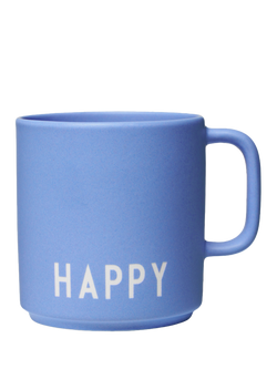 Design Letters Favourite Happy Handle Cup, 250ml, Blue, Blue