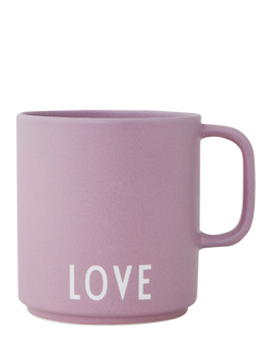 Design Letters Favourite Love Handle Cup, 250ml, Pink, Pink