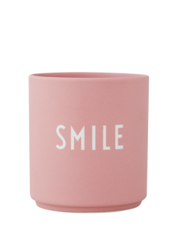 Design Letters Favourite Smile Cup, 250ml, Pink, Pink
