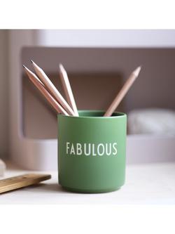 Design Letters Favourite Fabulous Cup, 250ml, Green - view 2, Green