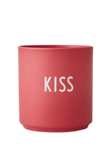 Design Letters Favourite Kiss Cup, 250ml, Red