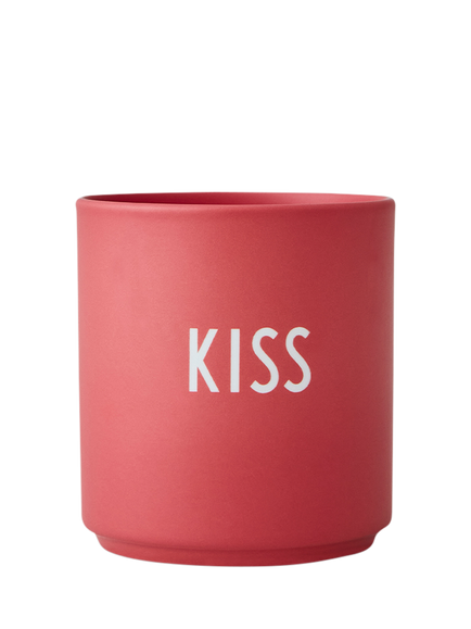 Design Letters Favourite Kiss Cup, 250ml, Red, Red