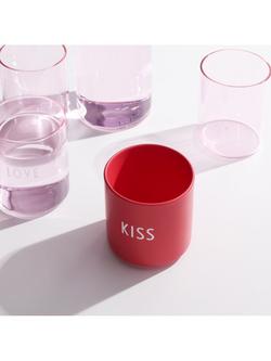 Design Letters Favourite Kiss Cup, 250ml, Red - view 2, Red