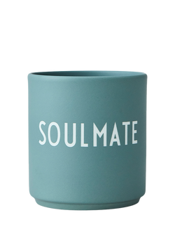 Design Letters Favourite Soulmate Cup, 250ml, Teal, Teal