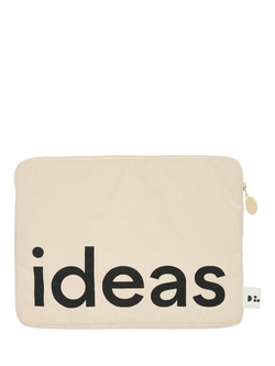 Design Letters Ideas Laptop Sleeve, Black, Black