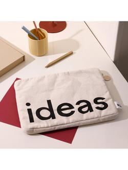 Design Letters Ideas Laptop Sleeve, Black - view 2, Black