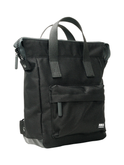 ROKA London Bantry Zip Top Backpack Bag, Black - view 2, Black