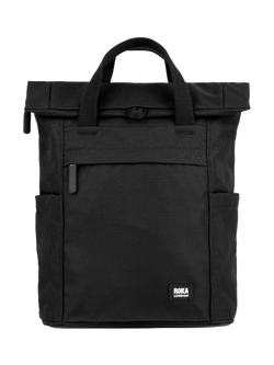 ROKA London Finchley Small Backpack, Black, Black