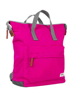 ROKA London Bantry Zip Top Backpack Bag - view 2, Candy Pink