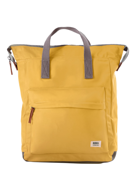 ROKA London Bantry Zip Top Backpack Bag, Corn