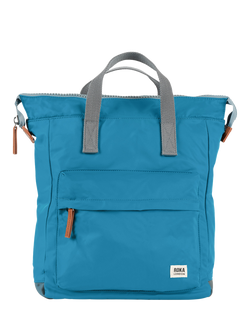 ROKA London Bantry Zip Top Backpack Bag, Marine
