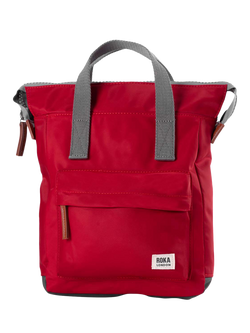 ROKA London Bantry Zip Top Backpack Bag, Cranberry