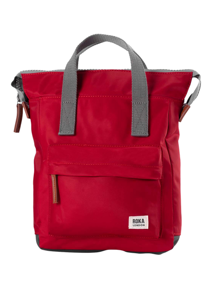 ROKA London Bantry Zip Top Backpack Bag, Cranberry