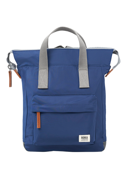 ROKA London Bantry Zip Top Backpack Bag, Crisp Blue