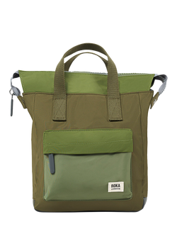 ROKA London Bantry Zip Top Backpack Bag, Military
