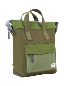 ROKA London Bantry Zip Top Backpack Bag - view 2, Military