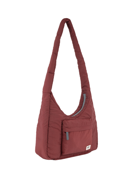 ROKA London Belsize Puffy Shoulder Bag, Bordeaux - view 2, Bordeaux