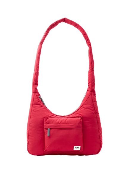ROKA London Belsize Taslon Crossbody Bag, Chilli