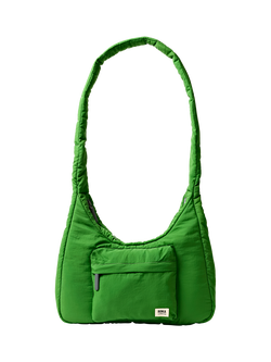 ROKA London Belsize Taslon Crossbody Bag, Lime