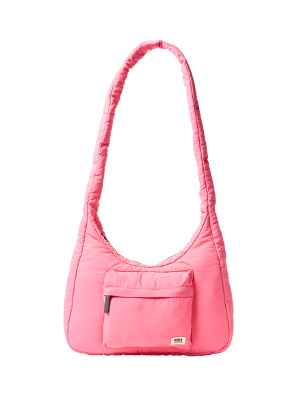 ROKA London Belsize Taslon Crossbody Bag, Pink Lemonade